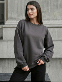 Bluza Staff dark gray oversize fleece