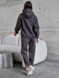 Dres damski Staff lo dark gray oversize fleece