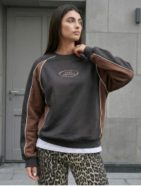 Bluza Staff oce gray & brown