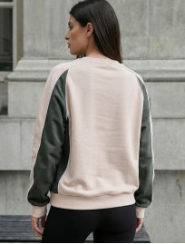 Bluza Staff oce light beige & green