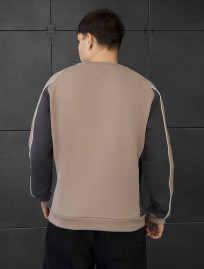 Bluza Staff ke brown & dark gray reflective