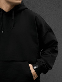 Bluza basic black oversize