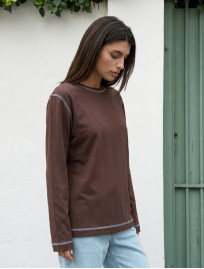 Longsleeve Staff key brown
