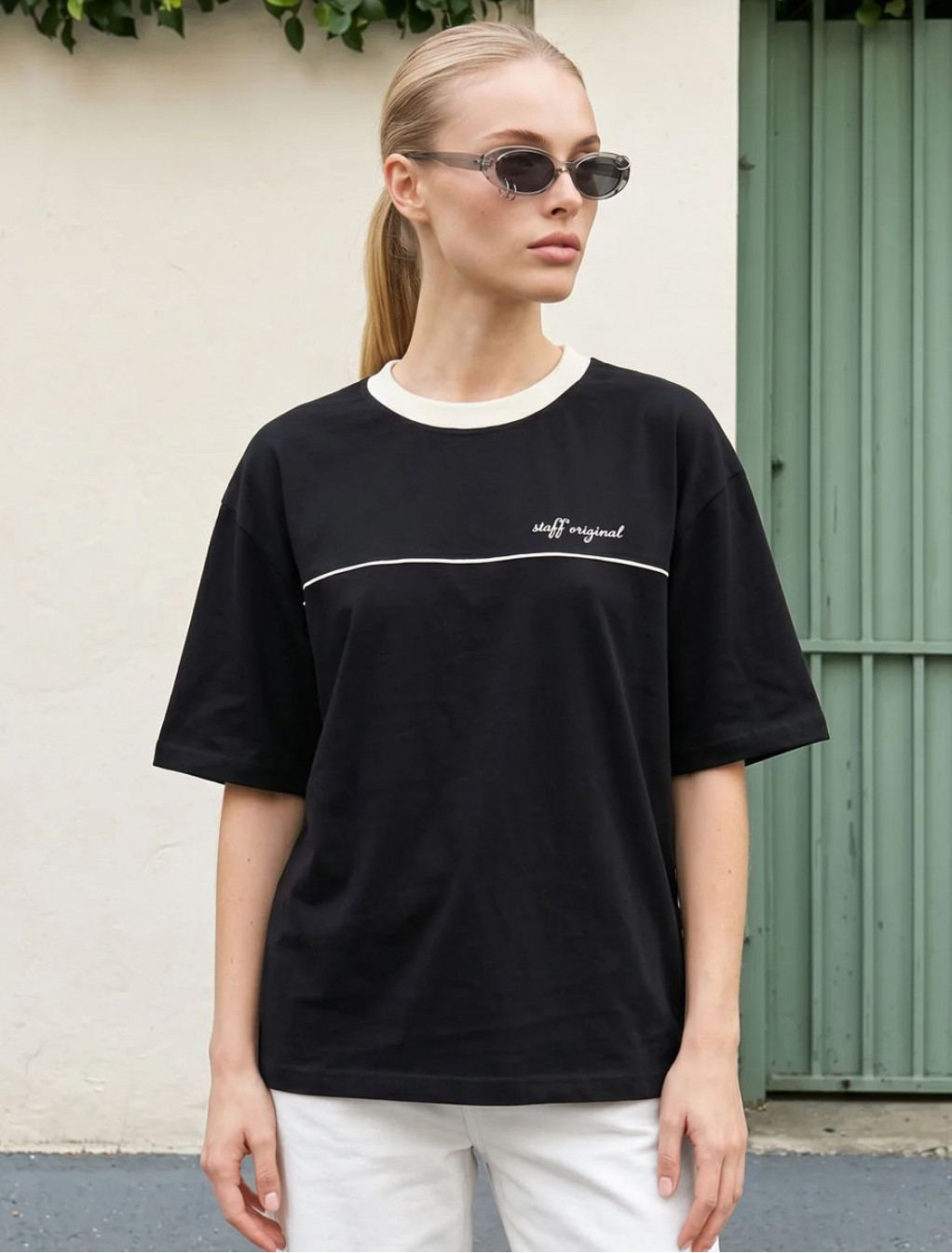 Koszulka Staff ad black original oversize