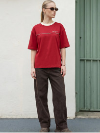 Koszulka Staff ad red original oversize