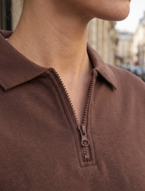 Olimpijka Staff mok brown & milk oversize fleece