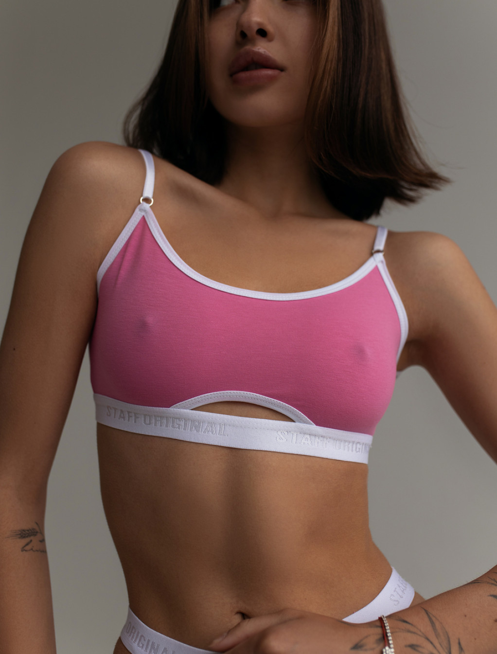 Biustonosz Staff bi pink
