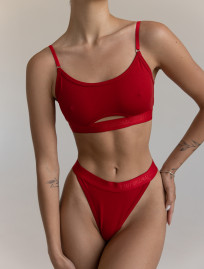 Biustonosz Staff bi red