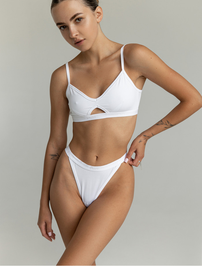 Biustonosz Staff mua white