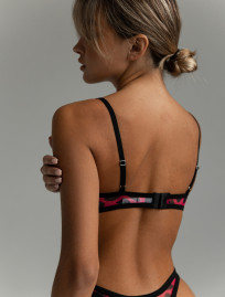 Biustonosz Staff jol pink & black
