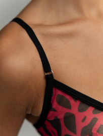 Biustonosz Staff jol pink & black