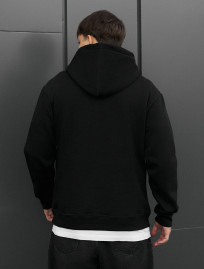 Bluza z kapturem Staff black basic fleece