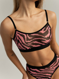 Biustonosz Staff one black & pink