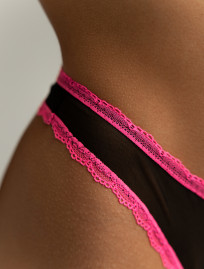 Majtki Staff lo black & pink