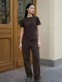 Koszulka Staff sam dark brown