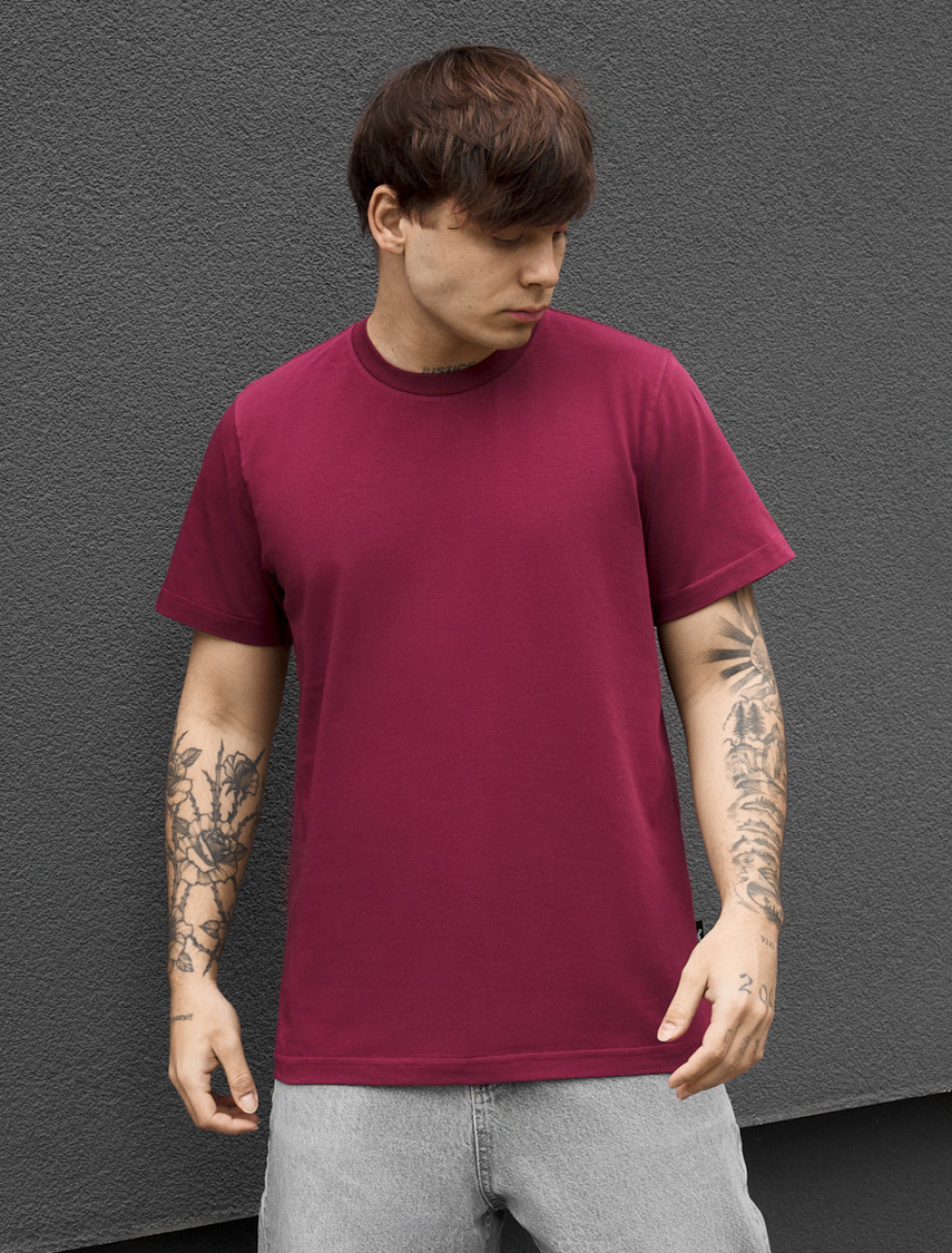 Koszulka Staff bordo basic
