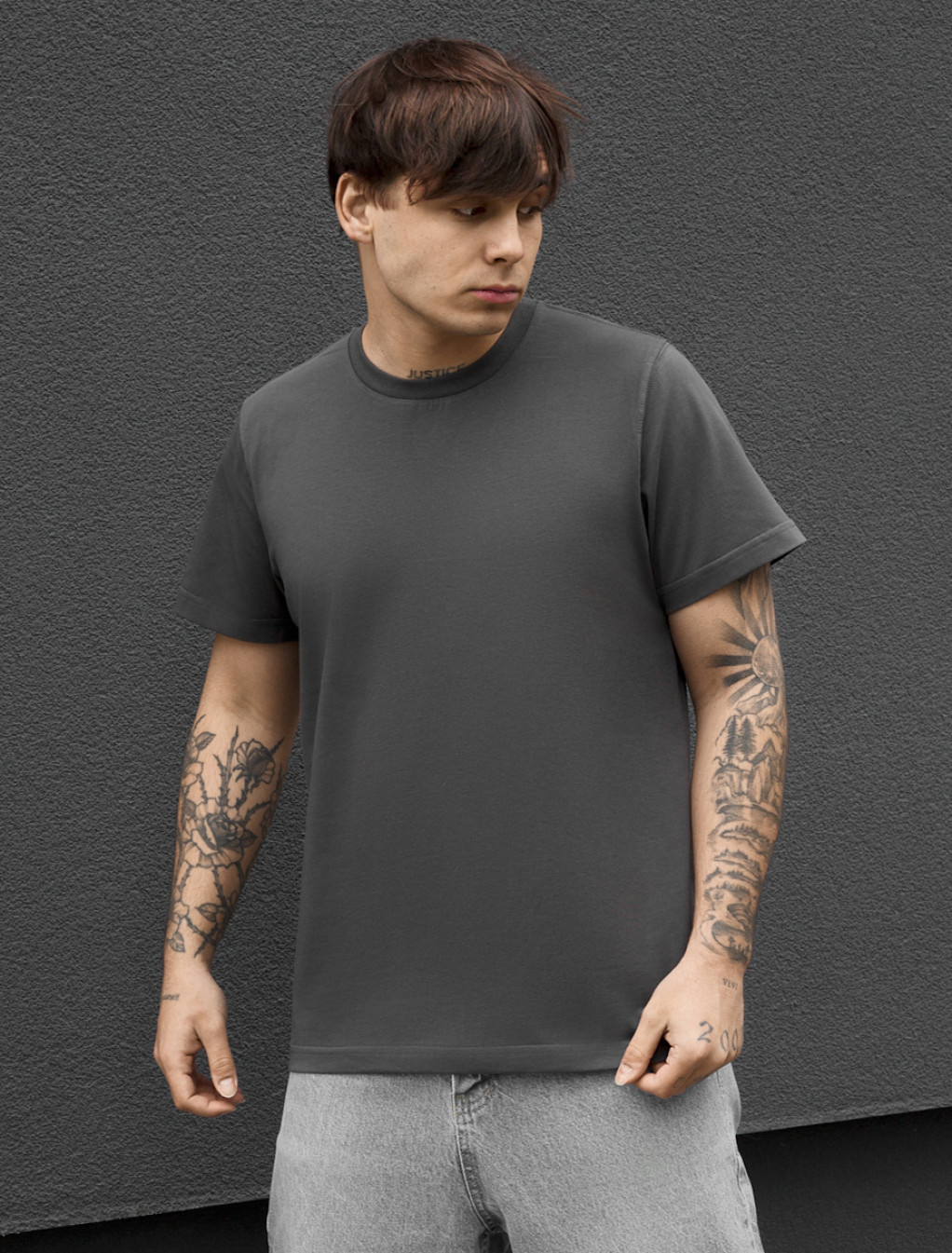 Koszulka Staff dark gray basic