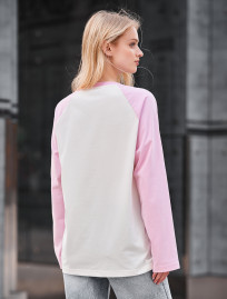 Longsleeve Staff ves white & pink