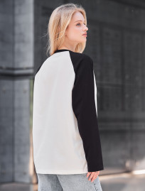 Longsleeve Staff ves white & black
