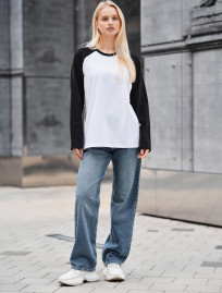 Longsleeve Staff ves white & black