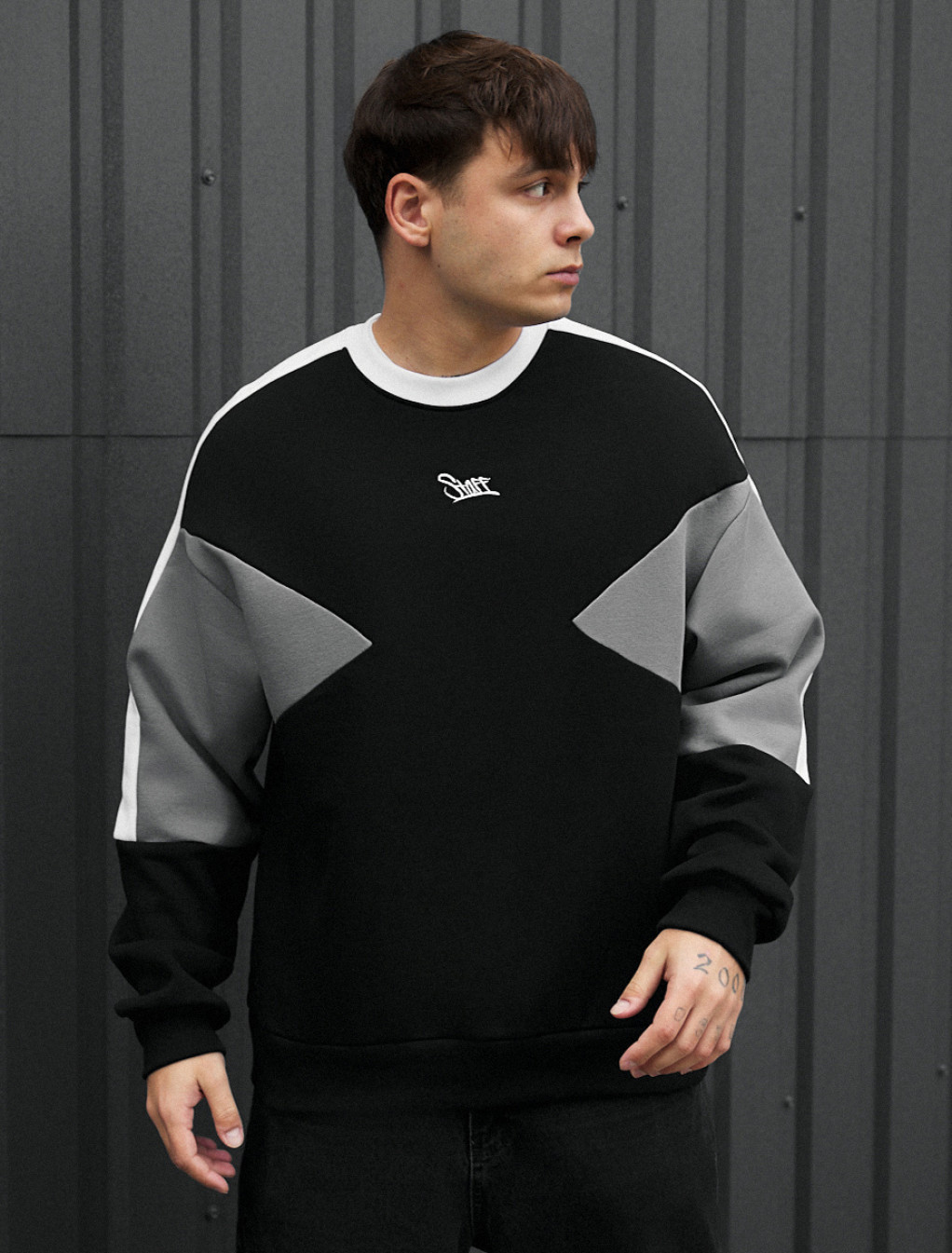 Bluza Staff ba logo oversize fleece