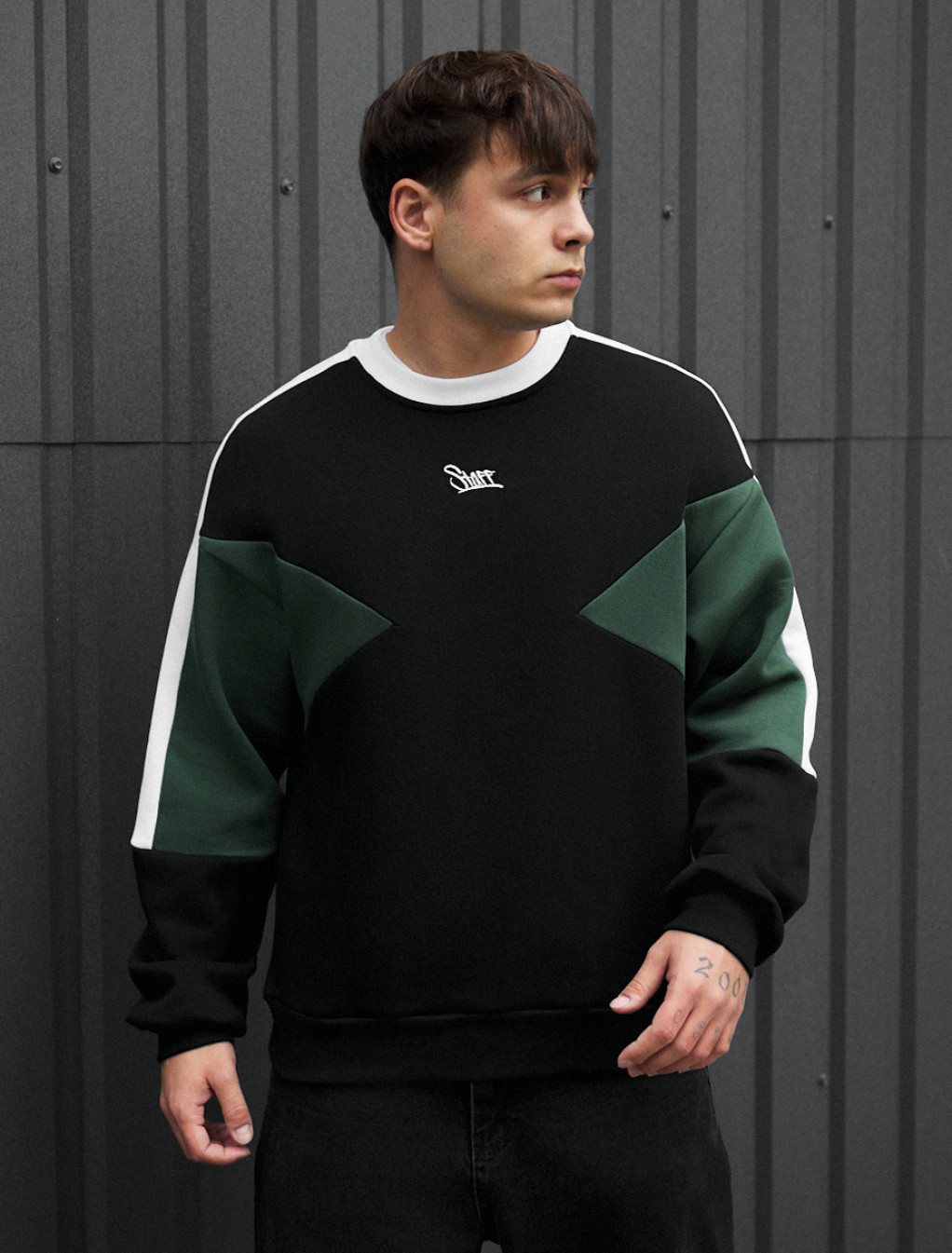 Bluza Staff ba logo 2 oversize fleece