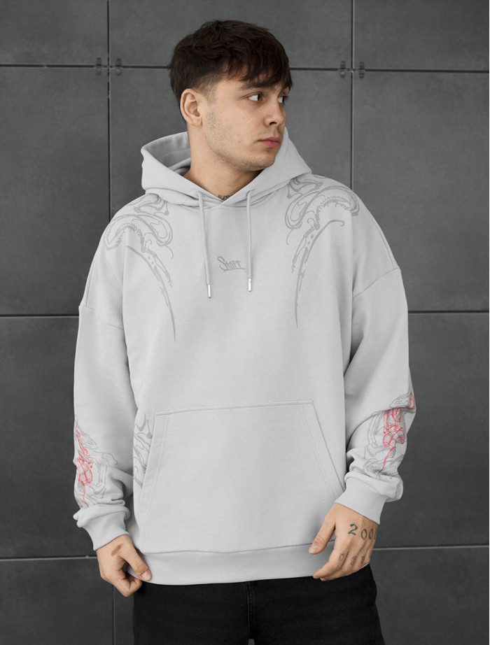 Bluza Staff logo & snake oversize