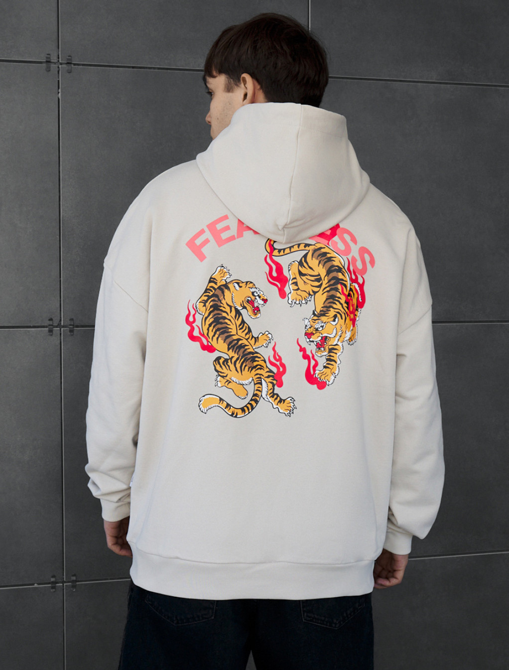 Bluza Staff fearless oversize