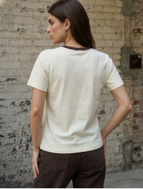 Koszulka Staff milk & brown logo