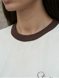 Koszulka Staff milk & brown logo