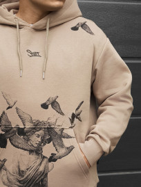 Bluza Staff angels & doves logo oversize fleece