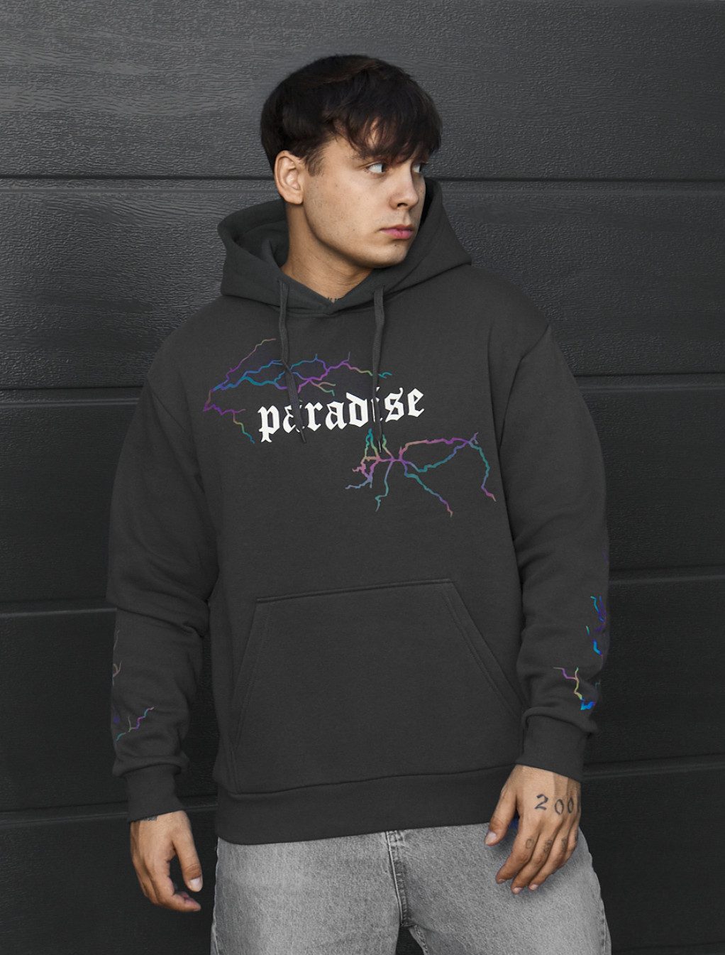 Bluza Staff paradise oversize reflective fleece