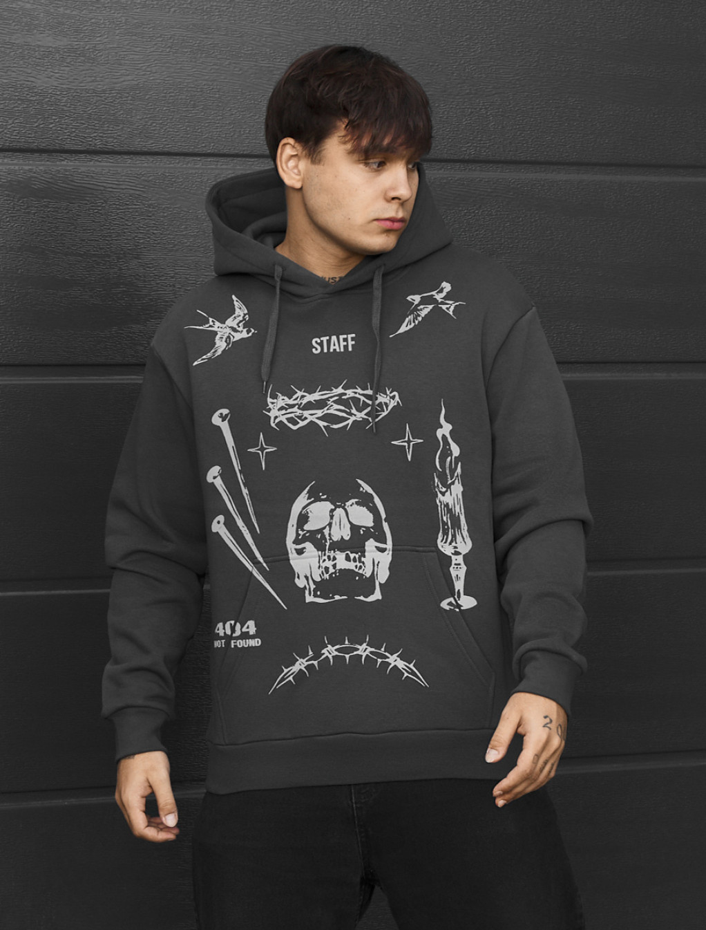 Bluza Staff logo not found oversize fleece