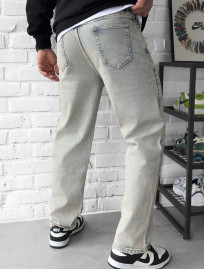 Dżinsy Staff 9671 blue gray baggy