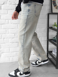 Dżinsy Staff 9671 blue gray baggy