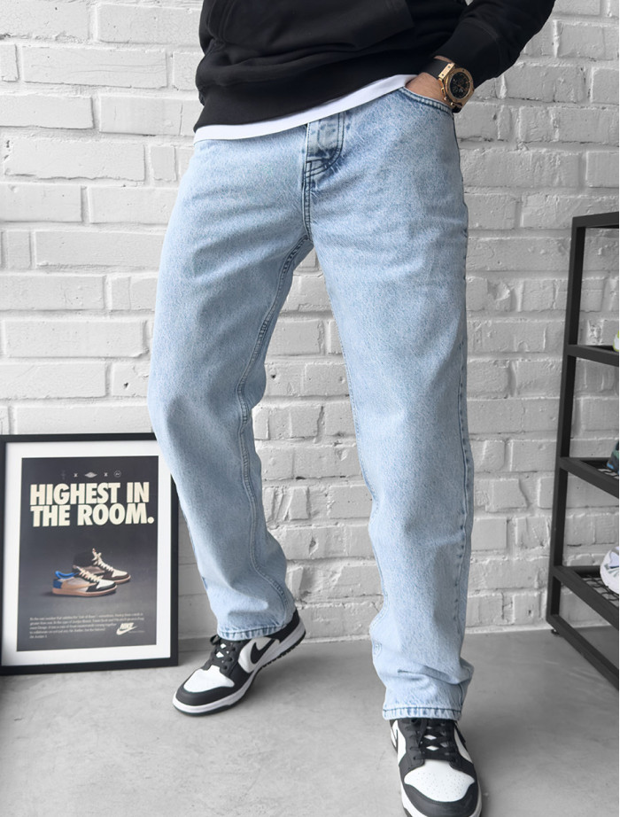 Dżinsy Staff 2206 light blue baggy