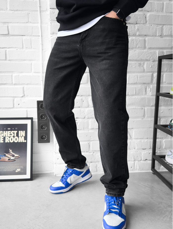 Dżinsy Staff 9671 black regular