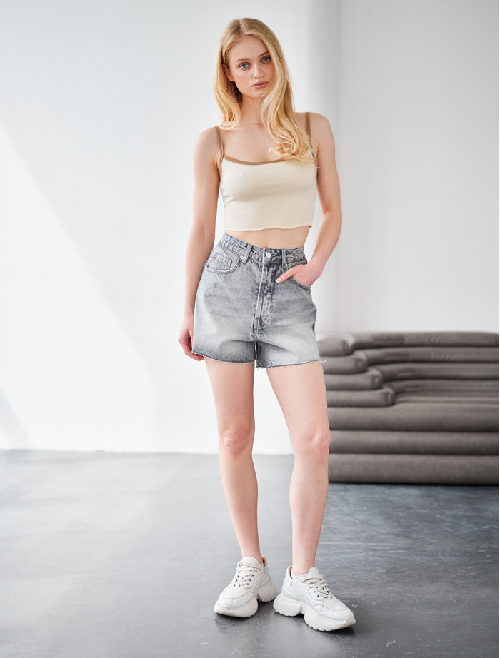 Spodenki dżinsowe Staff 20 gray