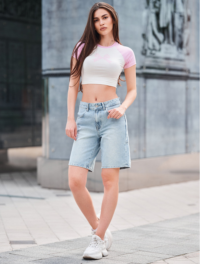 Spodenki dzinsowe Staff 21 light blue