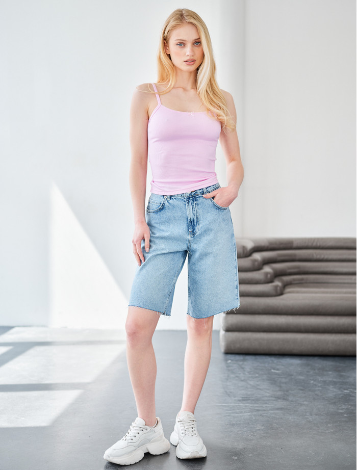 Spodenki dżinsowe Staff 17 light blue2