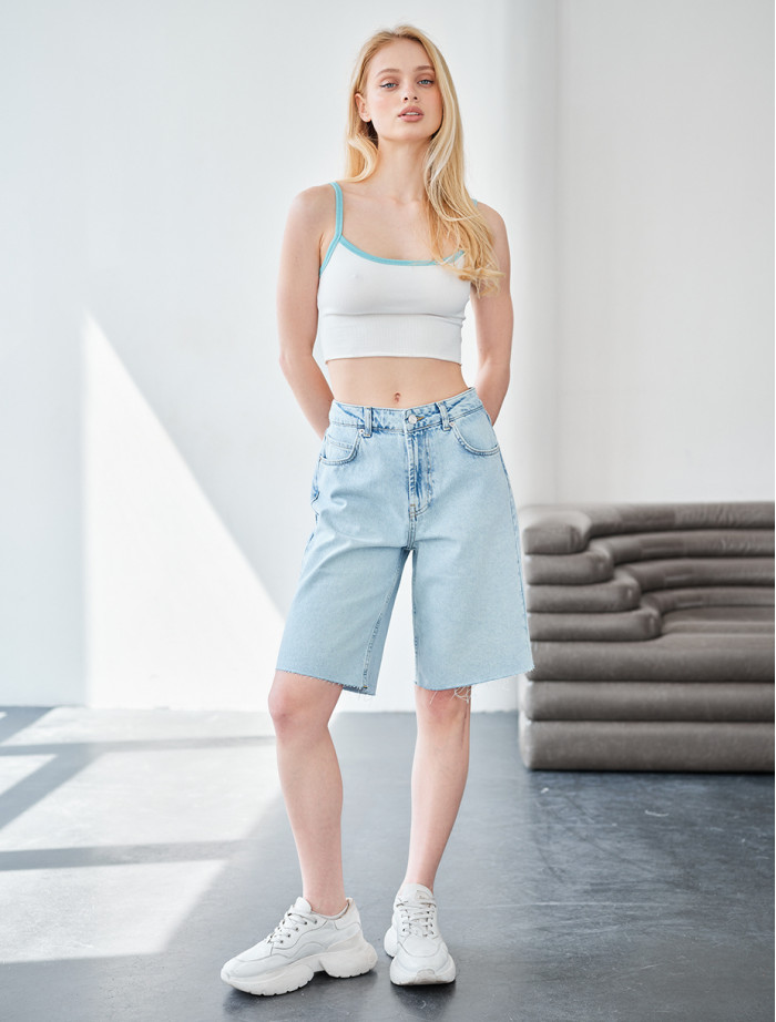 Spodenki dżinsowe Staff 17 light blue