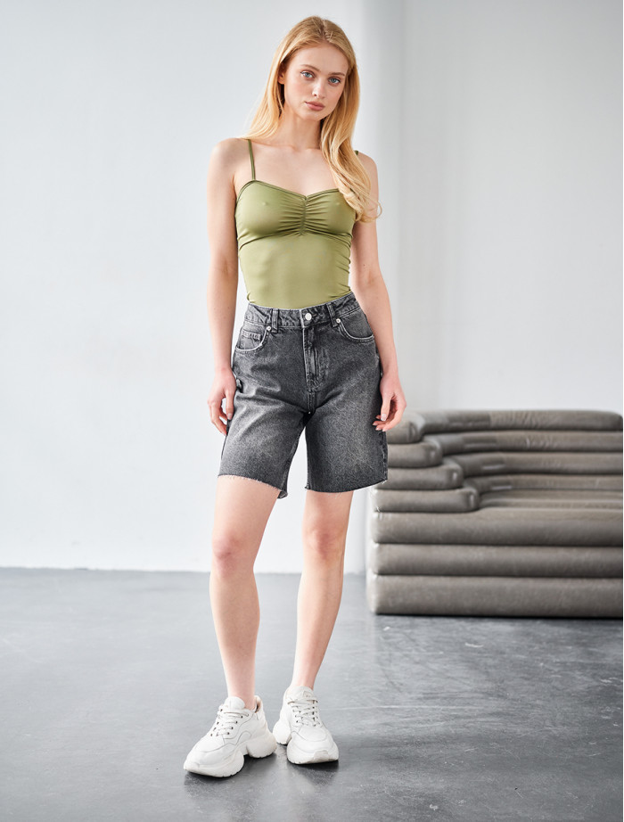 Spodenki dżinsowe Staff 14 dark gray