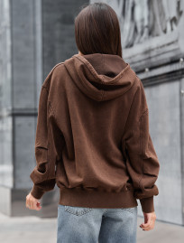 Bluza Staff de brown oversize