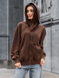 Bluza Staff de brown oversize