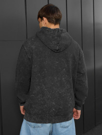 Bluza z kapturem Staff va dark gray oversize