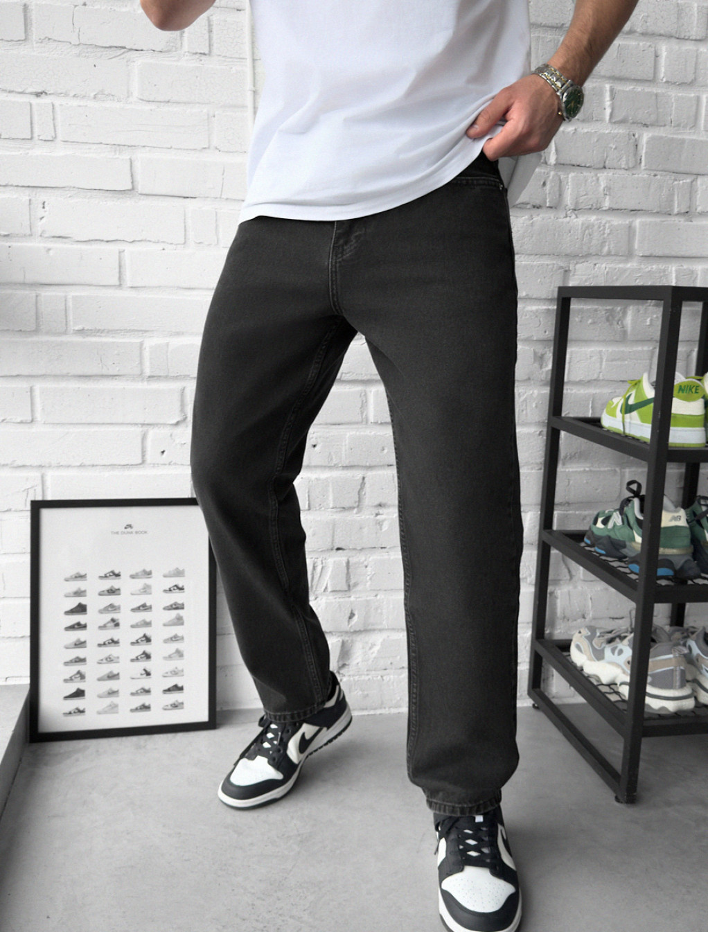 Dżinsy Staff 38 black