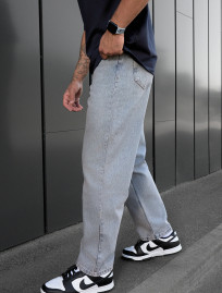Dżinsy Staff 2206 blue gray baggy
