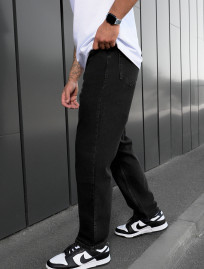 Dżinsy Staff 2206 black baggy