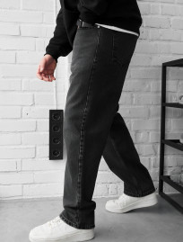 Dżinsy Staff 0908 dark gray baggy