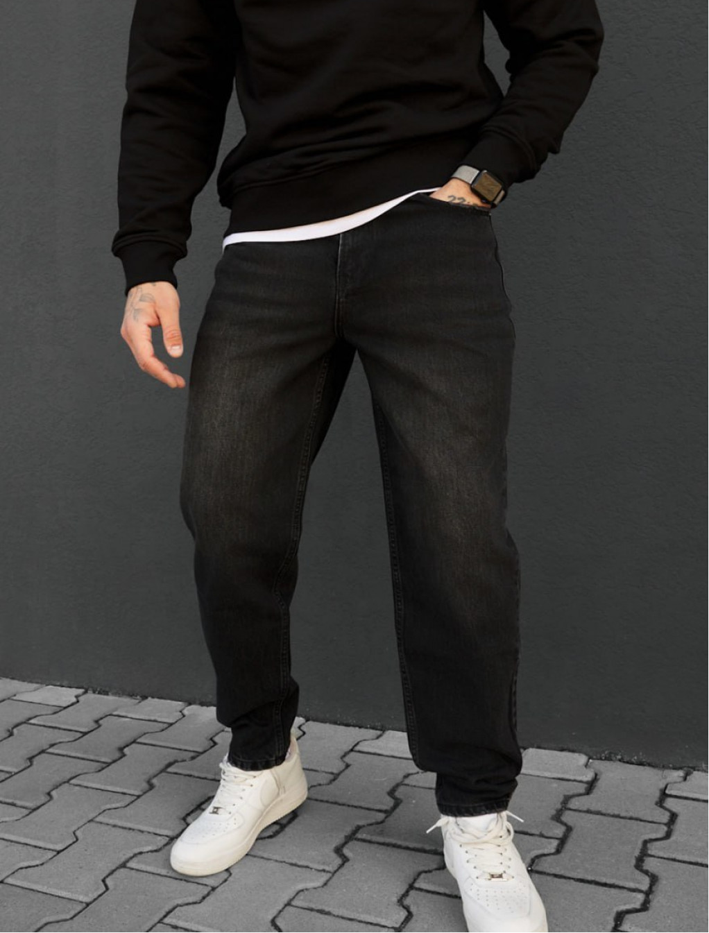 Dżinsy Staff 09 regular black